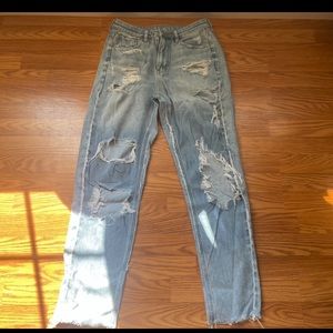 High Waisted Mom Jeans